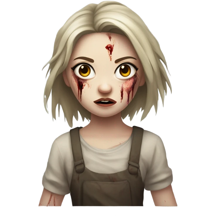zombie girl  emoji