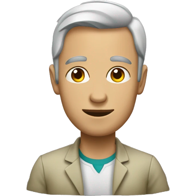 Мужчина в шапке зеленого телепузика  emoji