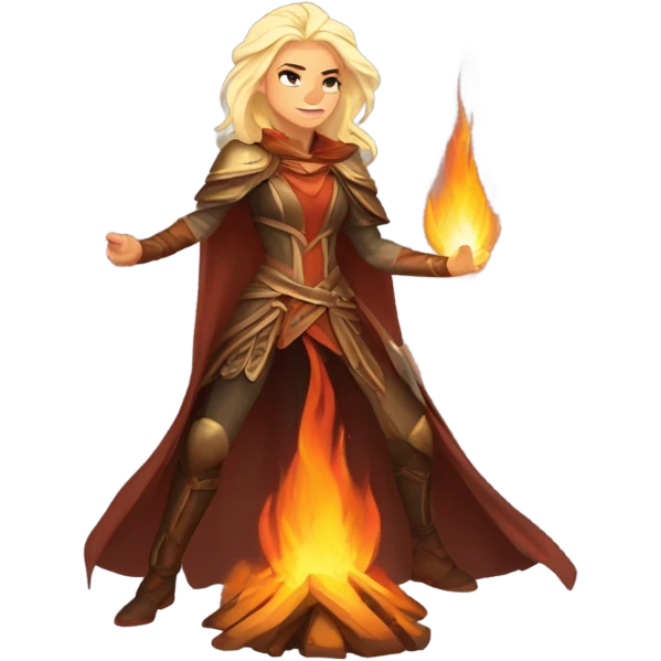 Aelin galathynius with fire emoji