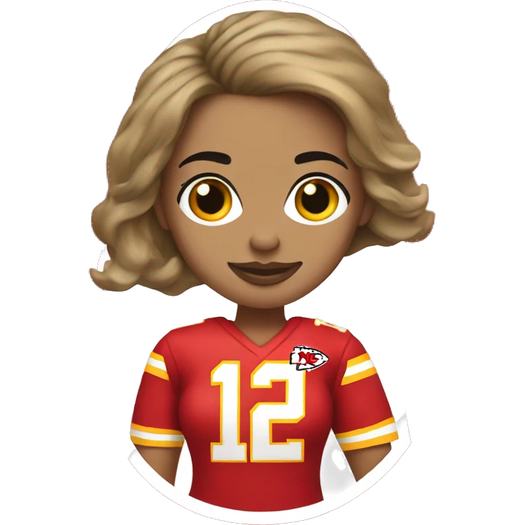 Kansas City Chiefs woman emoji