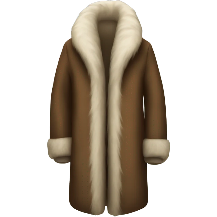Long fur coat emoji