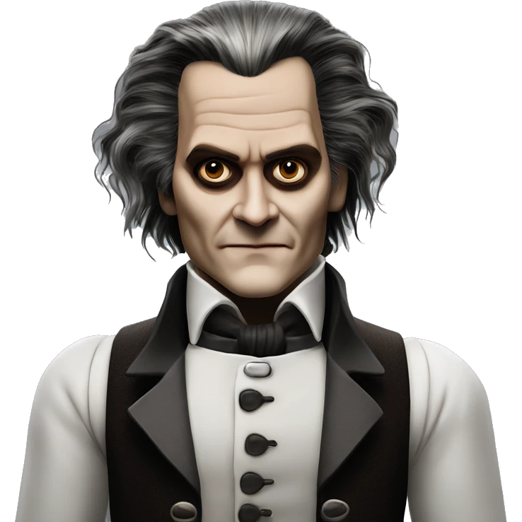 photorealistic Sweeney todd by Johnny Depp emoji