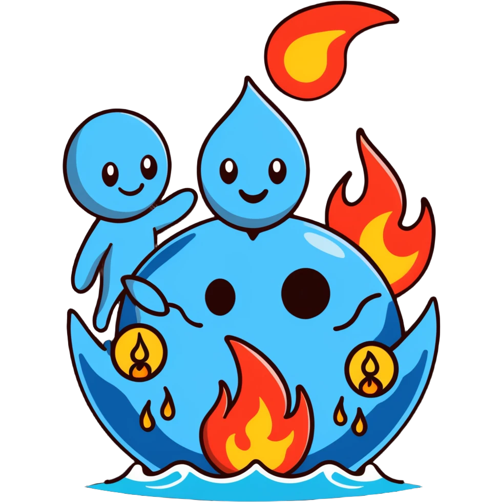 four elements nature powers emoji