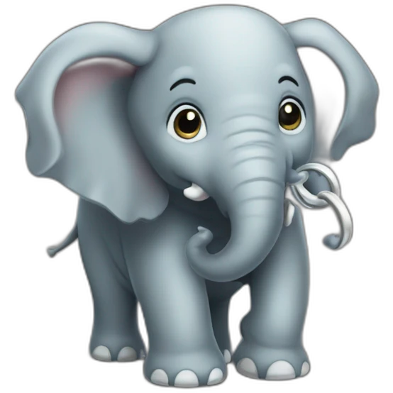 éléphant sur ring emoji