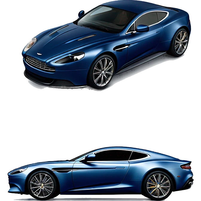 navy blue aston martin emoji