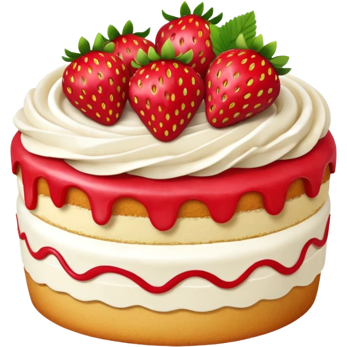 Strawberry chiscake emoji