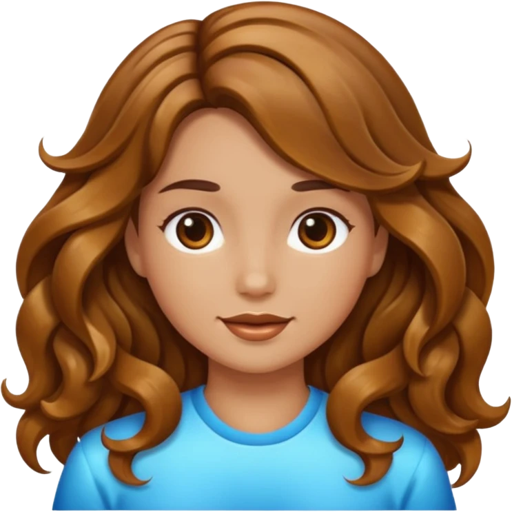 Pelo ondulado emoji
