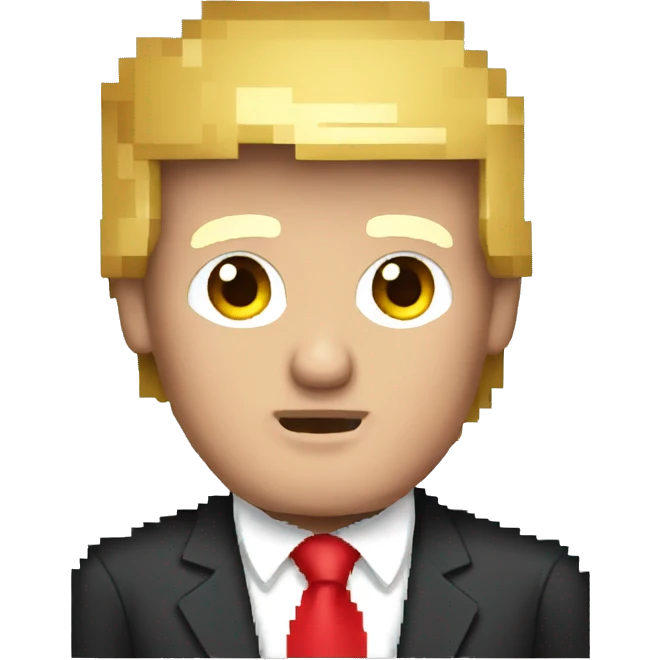 pixel trump emoji