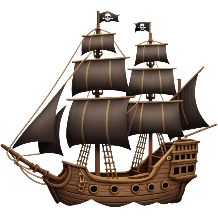 pirate ship emoji