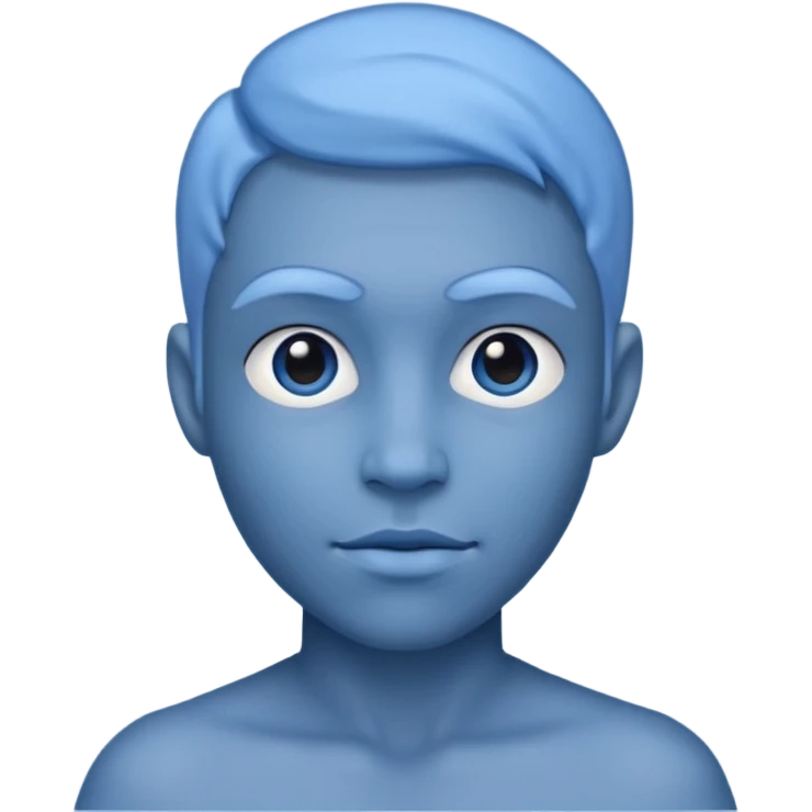 He was blue in color emoji