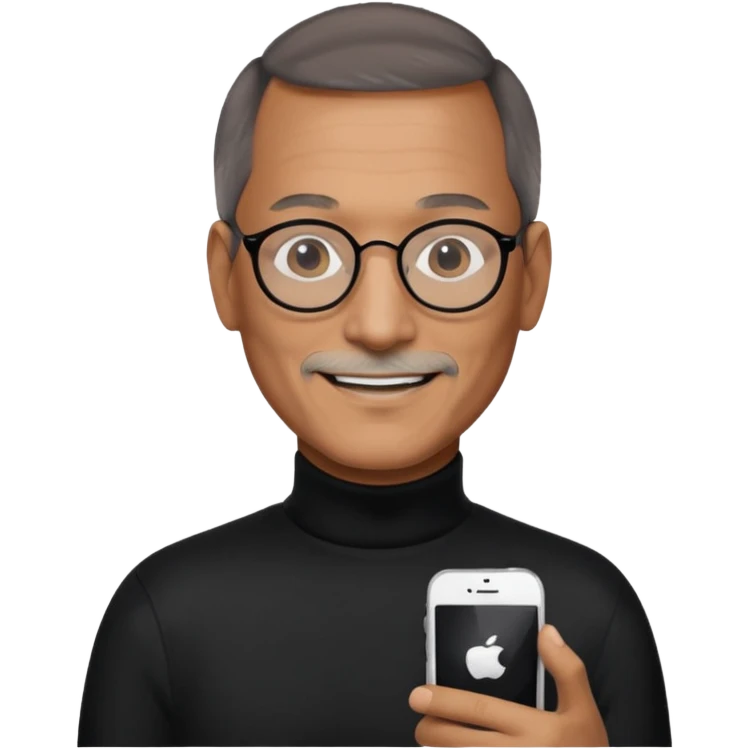 create a founder mode emoji like steve jobs

 emoji