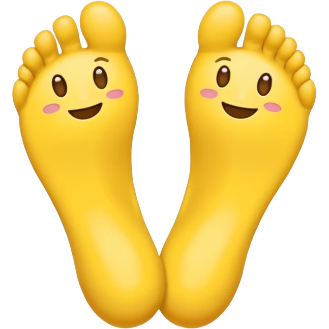 Emoji face with feet emoji
