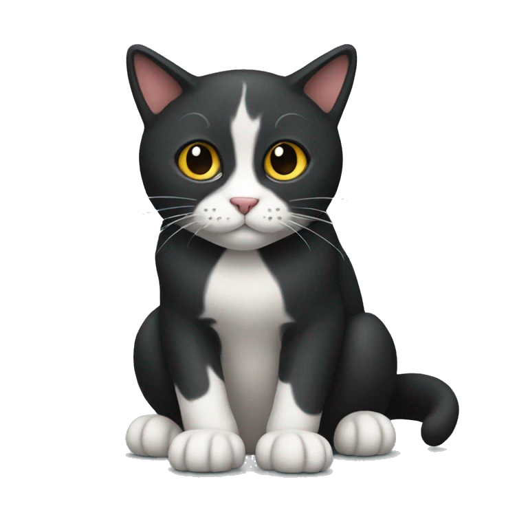 Gato negro emoji