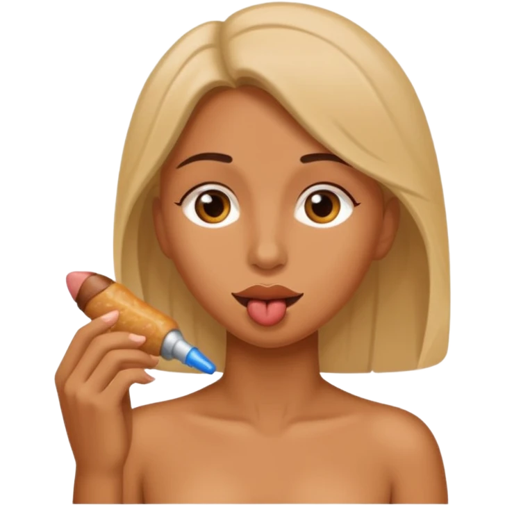 امراة عارية تمص قضيب emoji