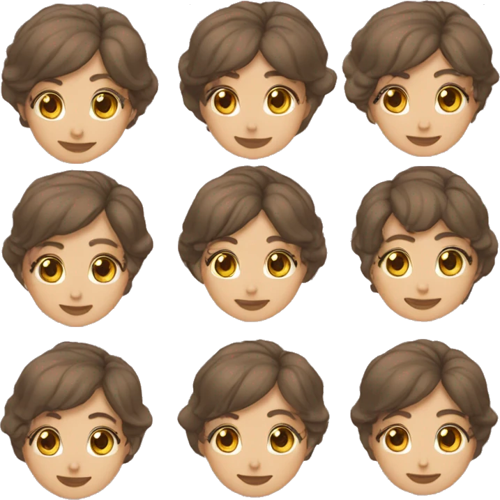 4 Compañeras, una morena 6 tres rubias emoji