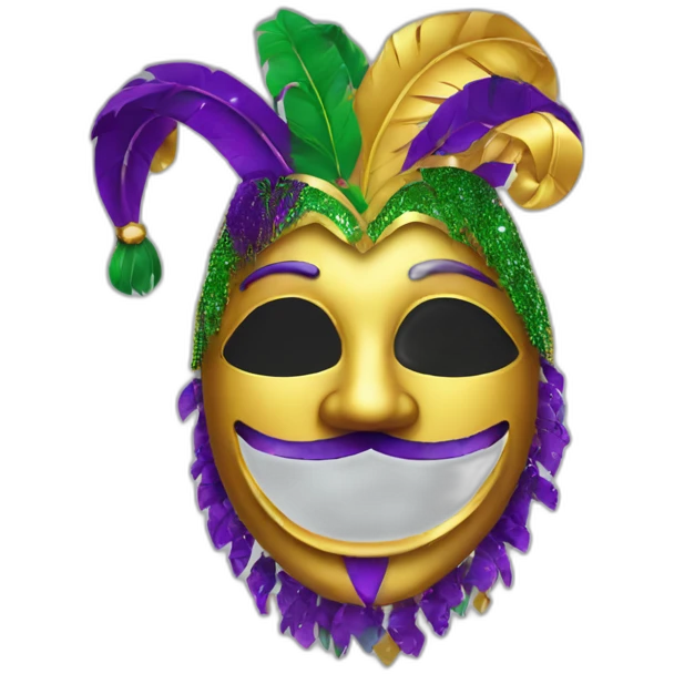 mardi gras emoji