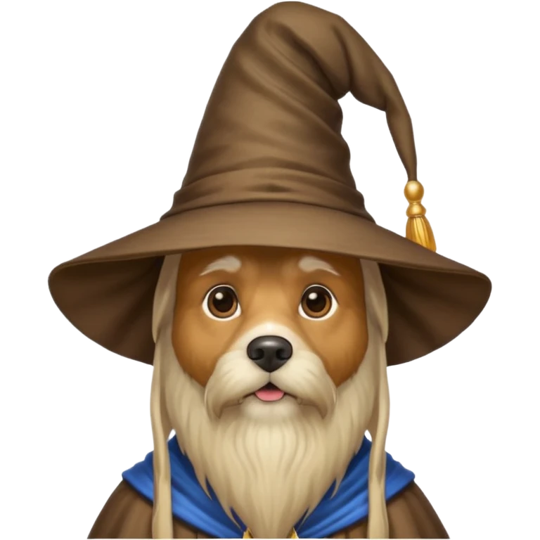 Dog wizard emoji