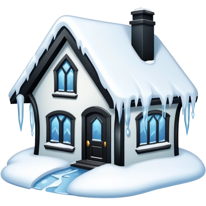 frozen houses emoji