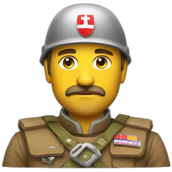Slovakian mountain general emoji