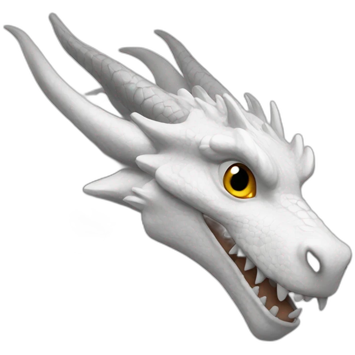 white dragon emoji