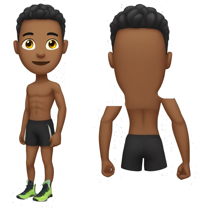 Teen boy Workout  emoji