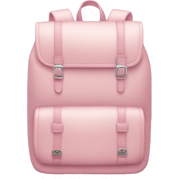 light pink backpack  emoji