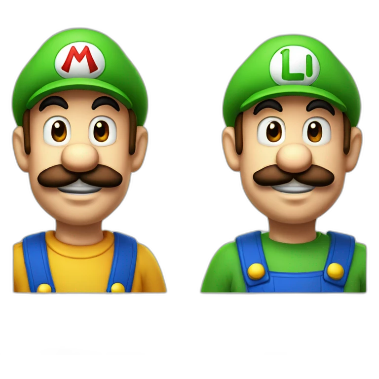 Mario and luigi emoji