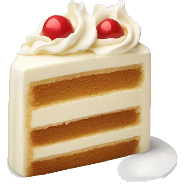 soft cream light vanilla cake emoji