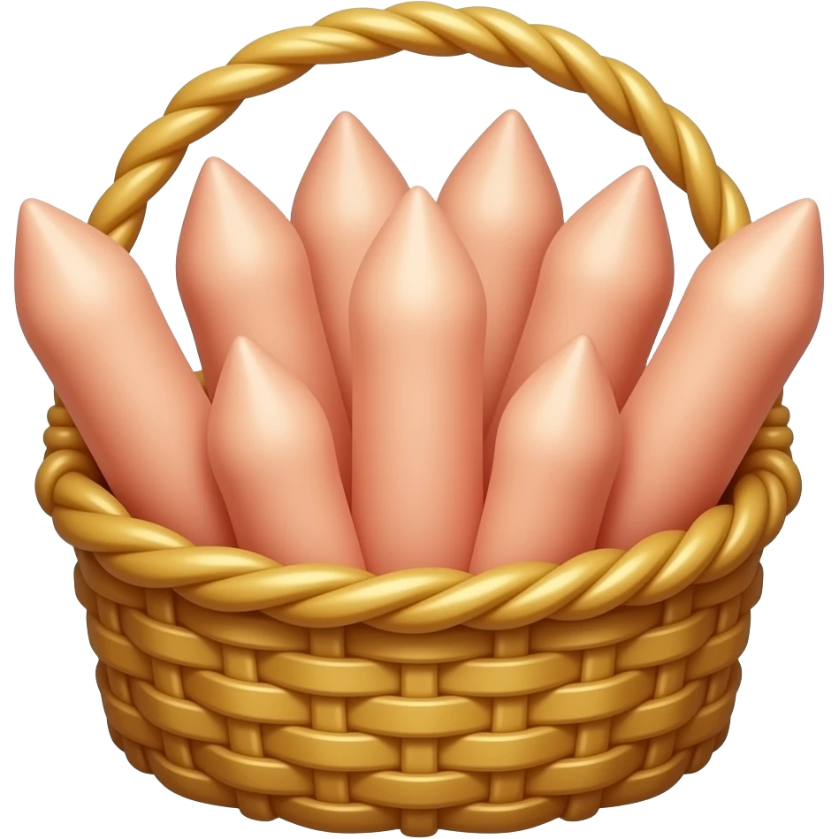 a basket full of dildos emoji