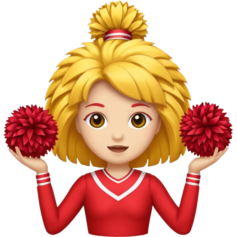 cheerleader pom pom emoji