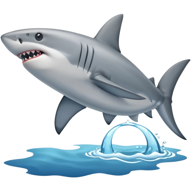 Quiero un tiburón con zapatos emoji