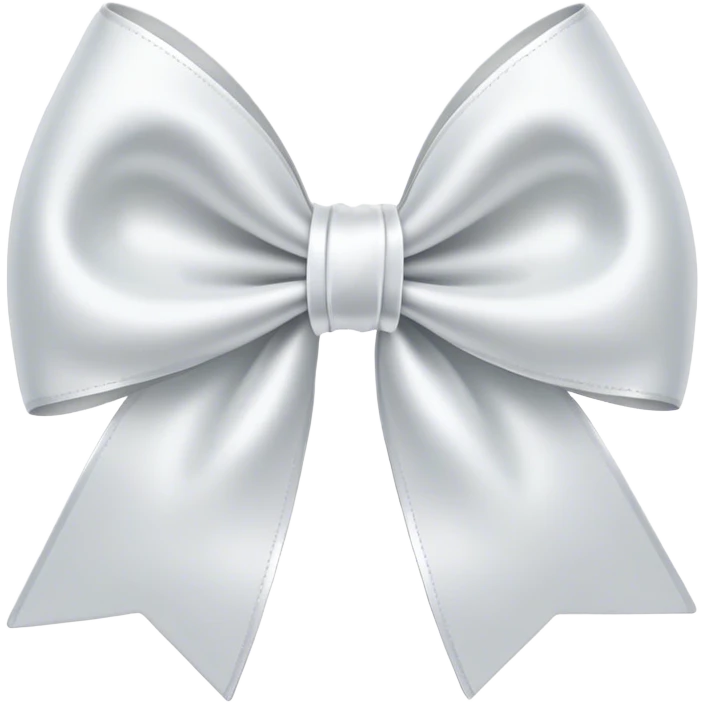 white bow emoji