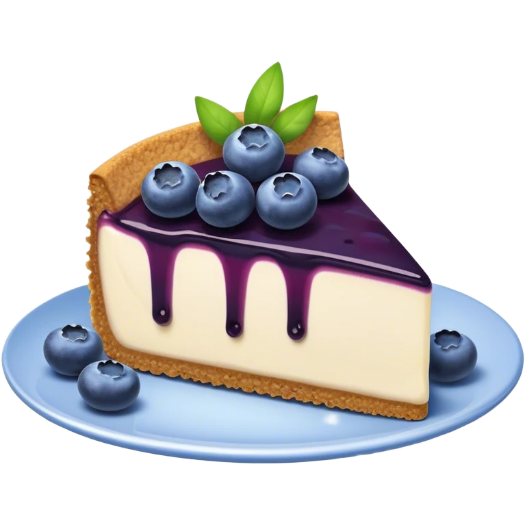 Blueberry Cheesecake emoji