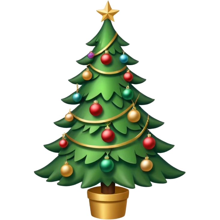 Christmas tree emoji