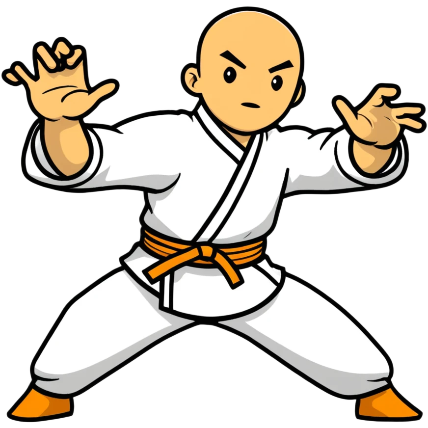 kung fu hero emoji