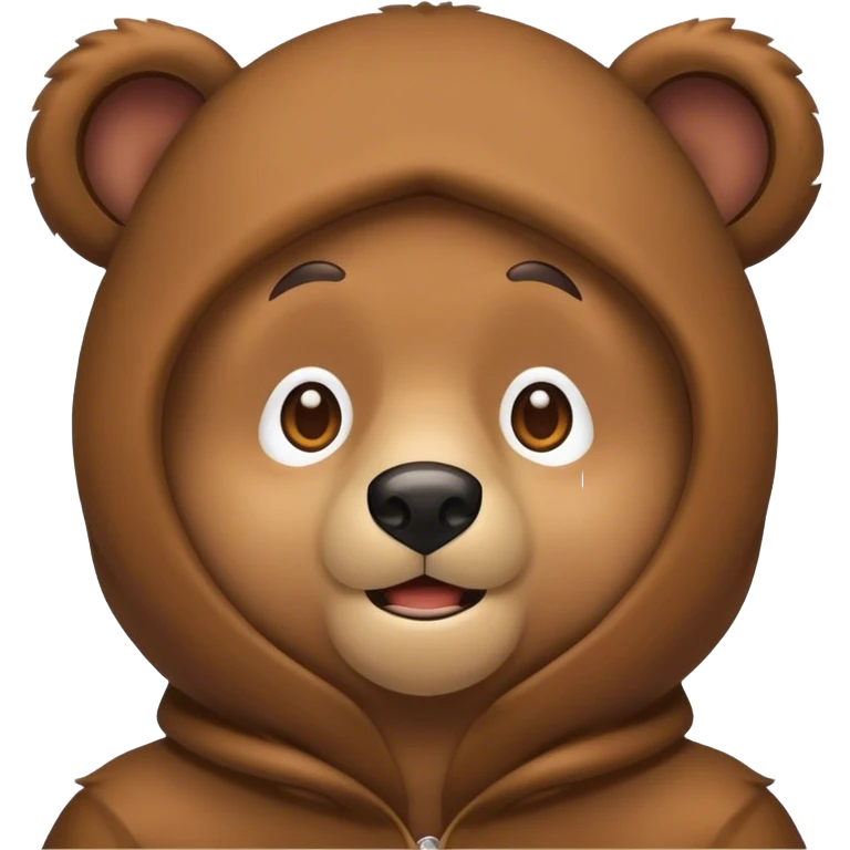 Man in a bear suit emoji