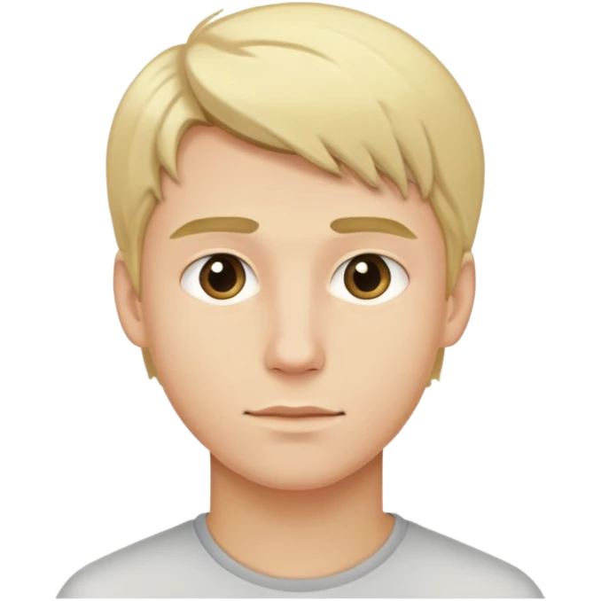 blonde young man emoji