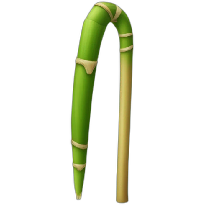 Christmas sugar cane emoji