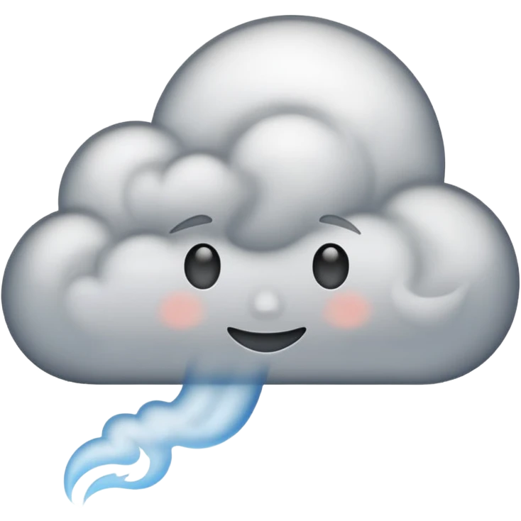 a cloud of smoke  emoji