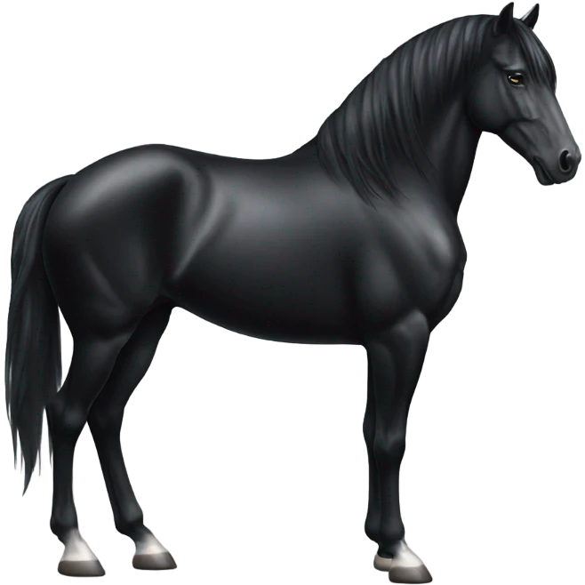 black horse emoji