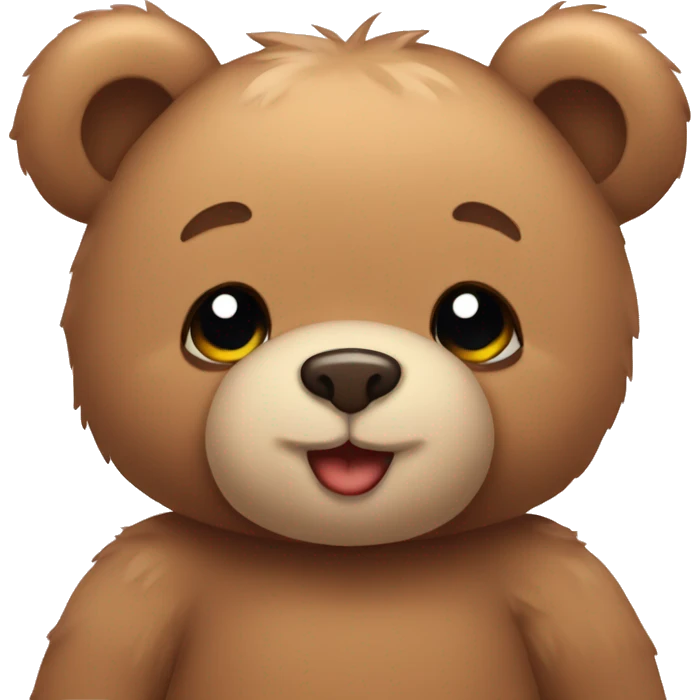 Teddy bear cute emoji