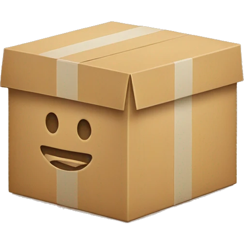 Box with second hand goods emoji