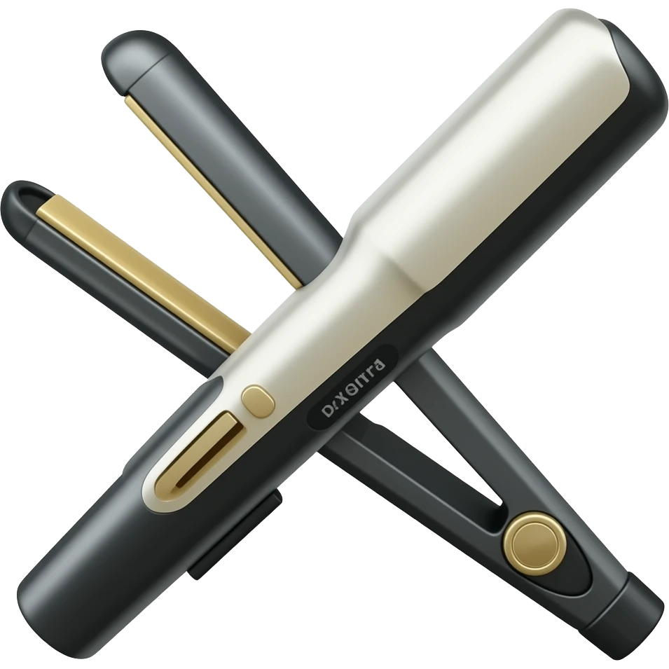 hair straightener emoji