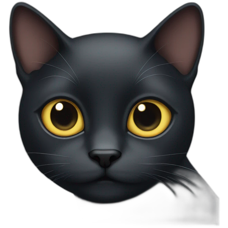 Black cat oneeyed  emoji