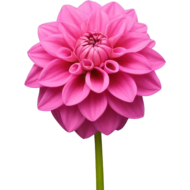 A pink dahlia boquett emoji
