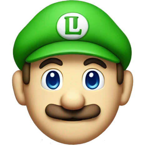 Luigi head  emoji