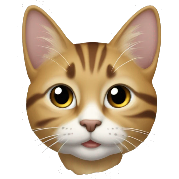 Кошка шотландская в слоухая, песочного цвета  emoji