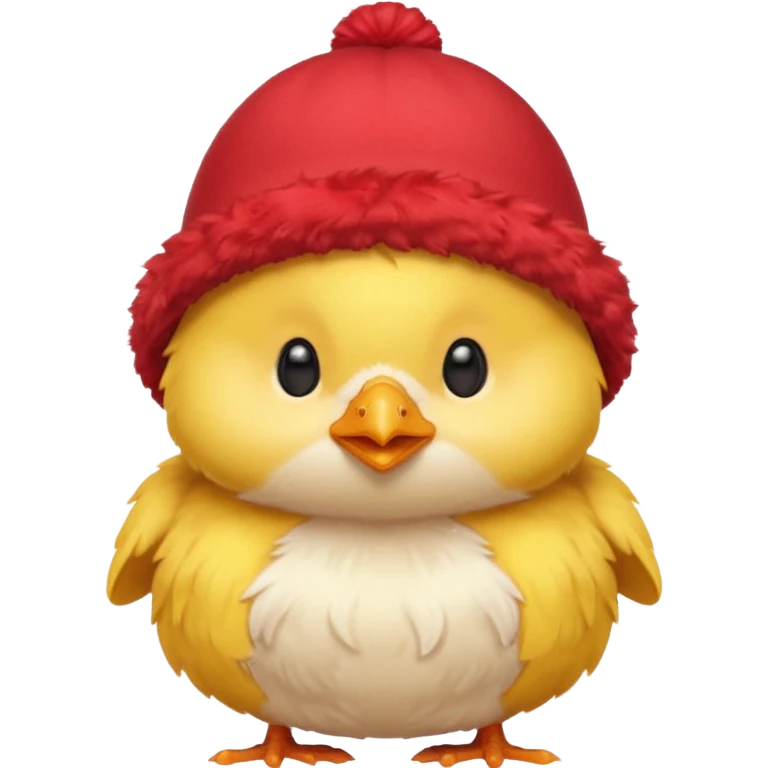 Chick in a hat emoji