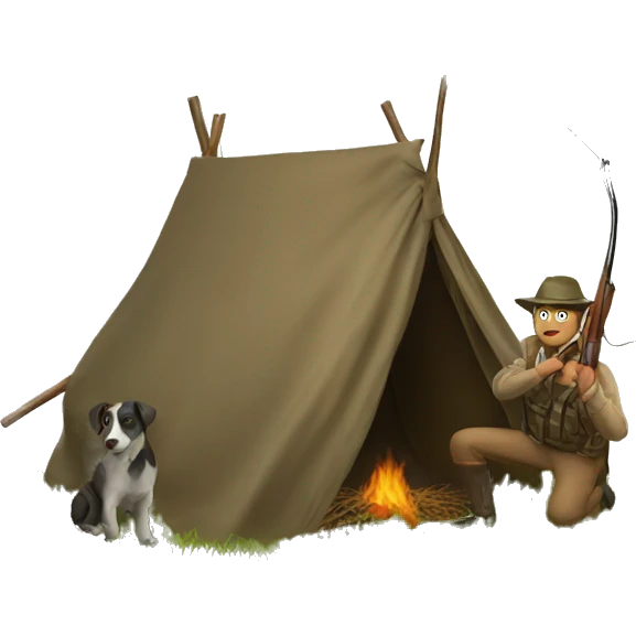 hunting emoji