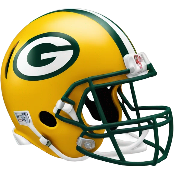 Green Bay Packers helmet  emoji